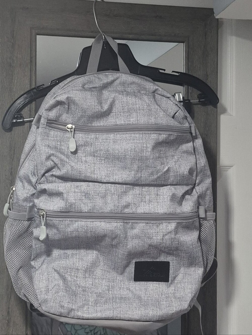 High Sierra Light Gray Textured Backpack